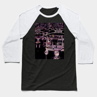 Tuk Tuk At Night In Bangkok Baseball T-Shirt